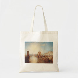 J.M.W. Turner: Harbor of Dieppe Romantic Fine Art トートバッグ
