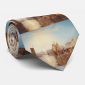 J.M.W. Turner: Harbor of Dieppe Romantic Fine Art ネクタイ (ロール)