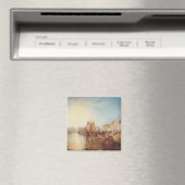 J.M.W. Turner: Harbor of Dieppe Romantic Fine Art マグネット (インサイチュ (食洗機))