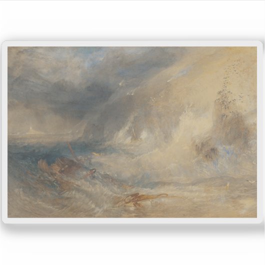 J. M. W. Turner - Longshipsライトハウス、ランドズエンド シール (正面)