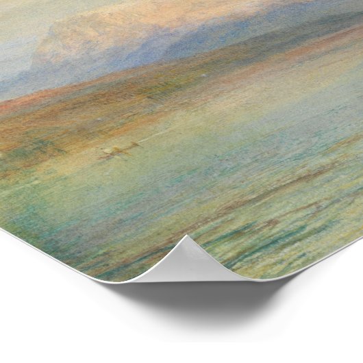 J. M. W. Turner - The Red Rigi ポスター (角)