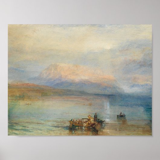 J. M. W. Turner - The Red Rigi ポスター (正面)