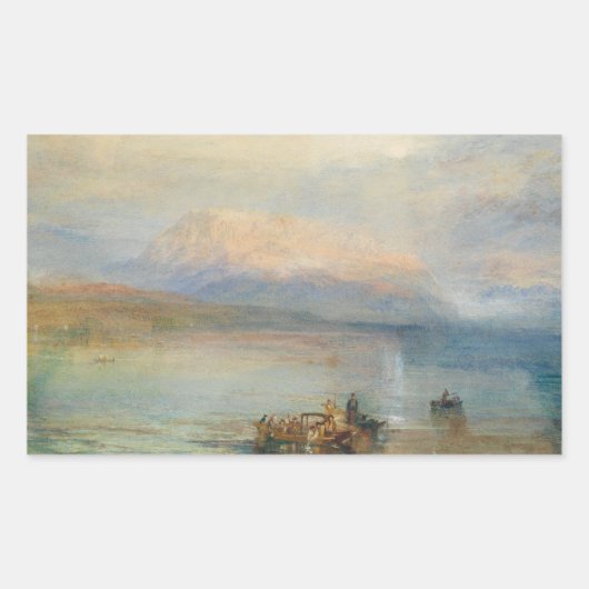 J. M. W. Turner - The Red Rigi 長方形シール (正面)