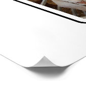 J Monogram独自の6枚のフォトコラージュをカスタム作成 ポスター (角)