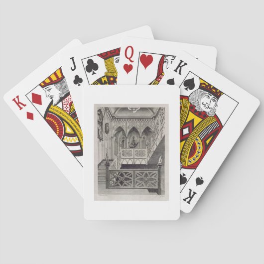 J. Newtoが刻むいちごの丘の階段 トランプ (裏面)