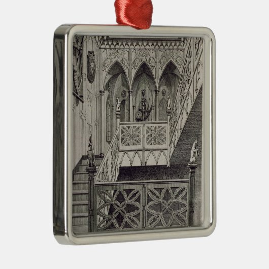 J. Newtoが刻むいちごの丘の階段 メタルオーナメント (右)