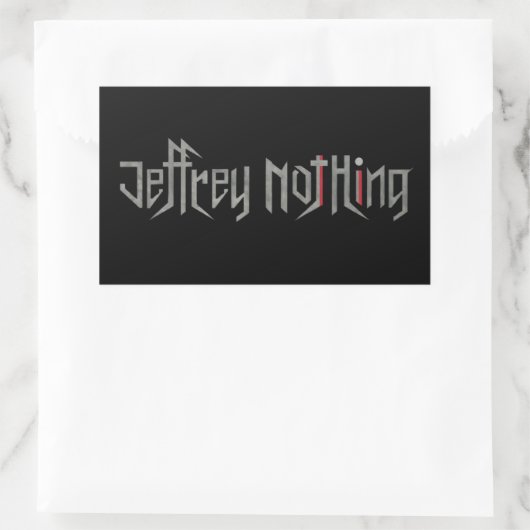 J-No Sticker 長方形シール (バッグ)