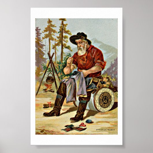 J & PスレッドアンティークAd ポスター (正面)