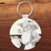 J Pベルナルムーンシナー（セピア） キーホルダー (正面)