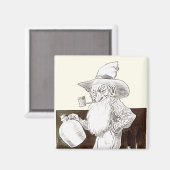 J Pベルナルムーンシナー(セピア) マグネット (正面/裏面)