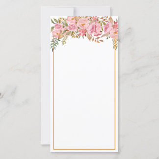 J&P結婚式の招待-バージョン2 サンキューカード