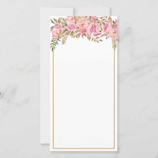 J&P結婚式の招待-バージョン2 サンキューカード (正面)