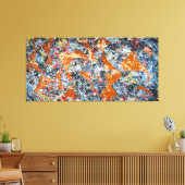 J. P. -くもの巣の外 – 番号7 - 1949 - キャンバスプリント (インサイチュ (リビング))