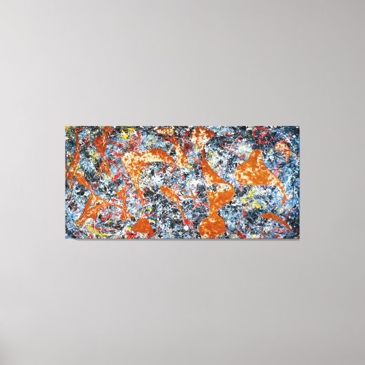 J. P. -くもの巣の外 – 番号7 - 1949 - キャンバスプリント (正面)