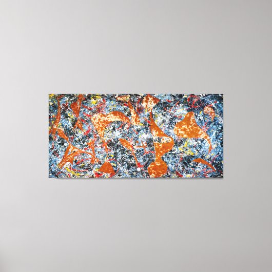 J. P. -くもの巣の外 – 番号7 - 1949 - キャンバスプリント (正面)