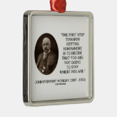 J.P. どこかに得ることの方のモーガンの第一歩 メタルオーナメント (右)