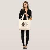 J.P. どこかに得ることの方のモーガンの第一歩 ラージトートバッグ (正面(モデル))