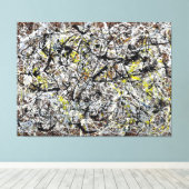 J. P. -インディアン赤地の壁画 – 1950 - キャンバスプリント (インサイチュ (ウッドフロア))