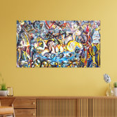 J. P. – パシパエ – 1943 -抽象芸術表現主義 –  キャンバスプリント (インサイチュ (リビング))