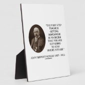 J.P.モーガンはどこかに行く第一歩 フォトプラーク (側面)