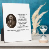 J.P.モーガンはどこかに行く第一歩 フォトプラーク (側面)