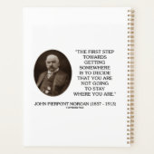 J.P.モーガン、どこかに行く第一歩 プランナー手帳 (裏面)