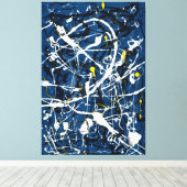 J. P. – 作曲番号16 - 1948 -抽象芸術- キャンバスプリント (インサイチュ (ウッドフロア))