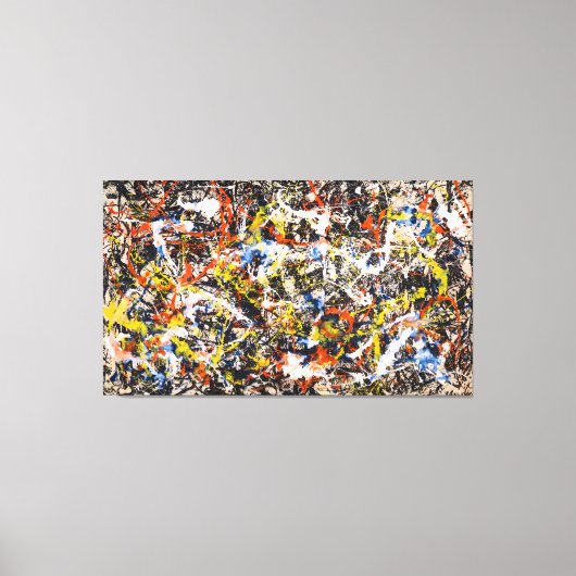 J. P. – 数値10 (収束) - 1952 - キャンバスプリント (正面)