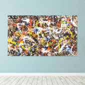 J. P. – 数値10 (収束) - 1952 - キャンバスプリント (インサイチュ (ウッドフロア))