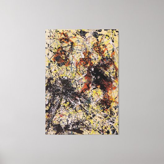 J. P. – 数値12 - 1949 – アクショ絵を描ン –  キャンバスプリント (正面)