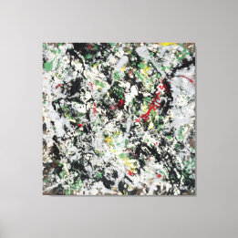 J. P. – 数値12 - 1950 – アクショ絵画ン – キャンバスプリント