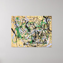 J. P. – 数値17 - 1949 – アクショ絵画ン –  キャンバスプリント