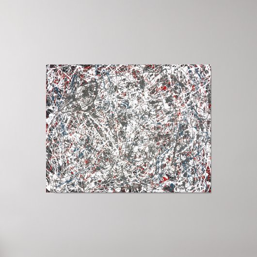 J. P. – 数値20 - 1948 – アクショ絵画ン –  キャンバスプリント (正面)