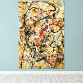 J. P. – 数値20 - 1949 – アクショ絵を描ン –  キャンバスプリント (インサイチュ (ウッドフロア))