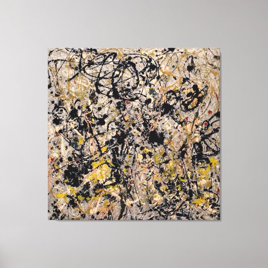 J. P. – 数値20 - 1950 – アクショ絵画ン –  キャンバスプリント (正面)