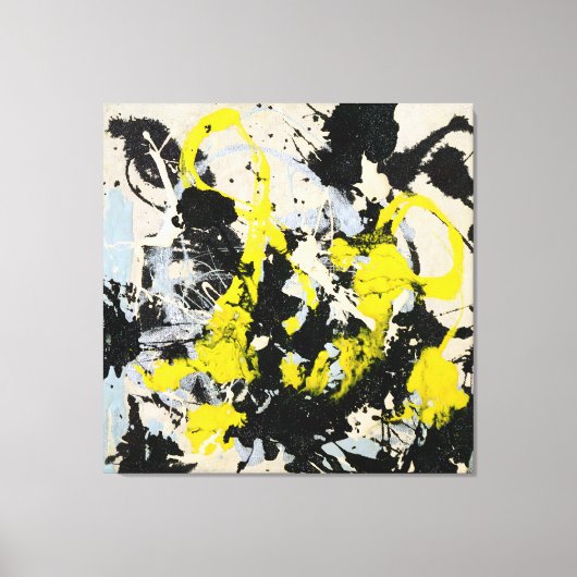 J. P. – 数値22 - 1950 – アクショ絵画ン –  キャンバスプリント (正面)