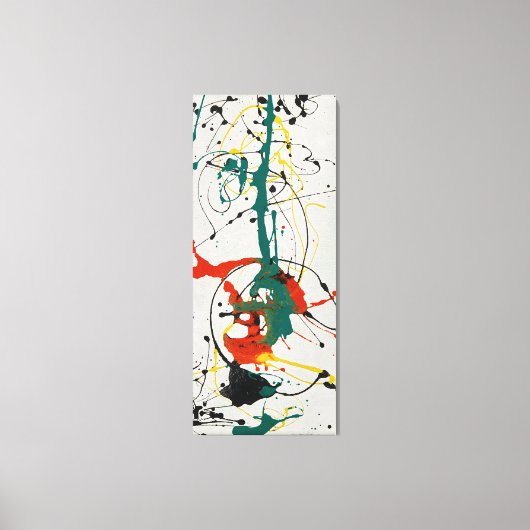 J. P. – 数値23 - 1949 – アクショ絵画ン –  キャンバスプリント (正面)