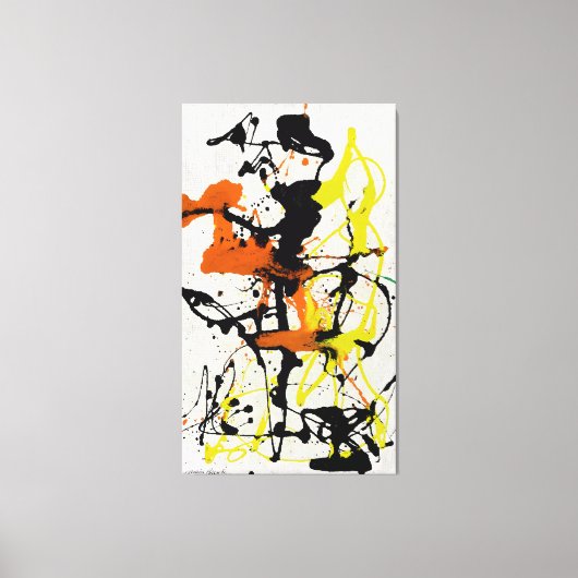 J. P. – 数値26 - 1949 – アクショ絵を描ン –  キャンバスプリント (正面)