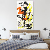 J. P. – 数値26 - 1949 – アクショ絵を描ン –  キャンバスプリント (インサイチュ (寝室))