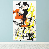 J. P. – 数値26 - 1949 – アクショ絵を描ン –  キャンバスプリント (インサイチュ (ウッドフロア))