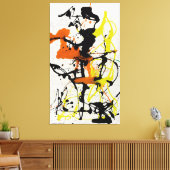 J. P. – 数値26 - 1949 – アクショ絵を描ン –  キャンバスプリント (インサイチュ (リビング))