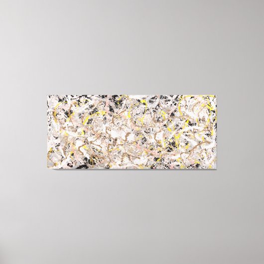 J. P. – 数値27 - 1950 – アクショ絵画ン – キャンバスプリント (正面)