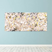 J. P. – 数値27 - 1950 – アクショ絵画ン – キャンバスプリント (インサイチュ (ウッドフロア))