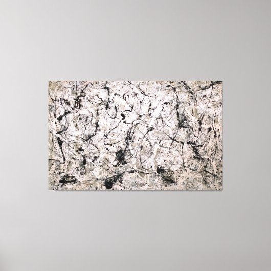 J. P. – 数値28 - 1950 – アクショ絵を描ン –  キャンバスプリント (正面)