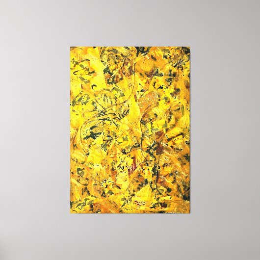 J. P. – 数値2 - 1951 -抽象芸術表現主義 – キャンバスプリント (正面)