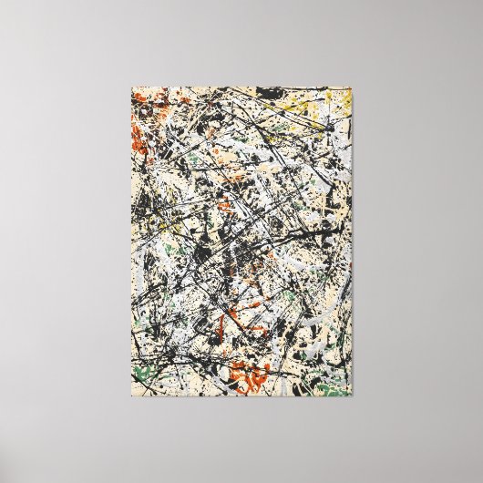 J. P. – 数値32 - 1949 – アクショ絵を描ン –  キャンバスプリント (正面)