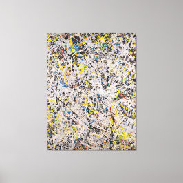 J. P. – 数値9 - 1949 – アクショ絵画ン –  キャンバスプリント