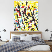 J. P. - 月の振動 - 1953-1955年頃 - アブストラクト - キャンバスプリント (インサイチュ (寝室))