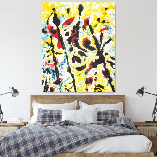 J. P. - 月の振動 - 1953-1955年頃 - アブストラクト - キャンバスプリント (インサイチュ (寝室))