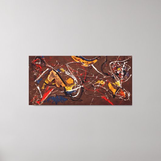 J. P. – 木製の馬 – 番号10 A - 1948 - キャンバスプリント (正面)